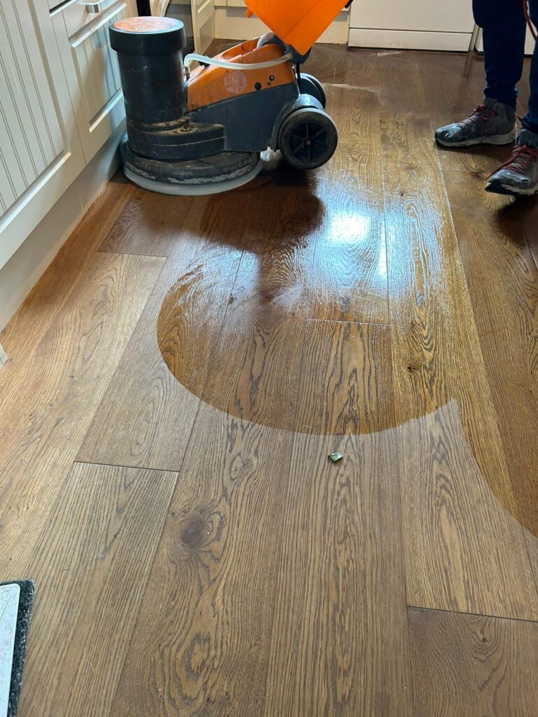 oiled floor mainteance